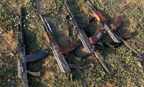 Troops recover AK-47 rifles from bandits in Kaduna