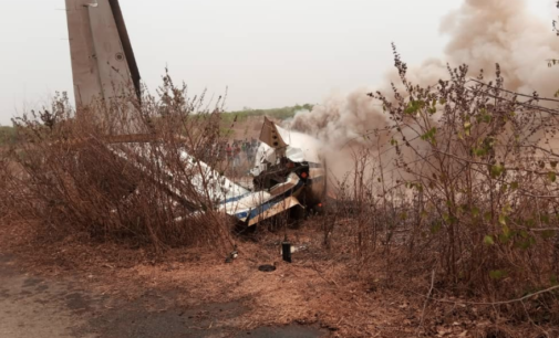 Seven dead as military aircraft crashes at Abuja airport