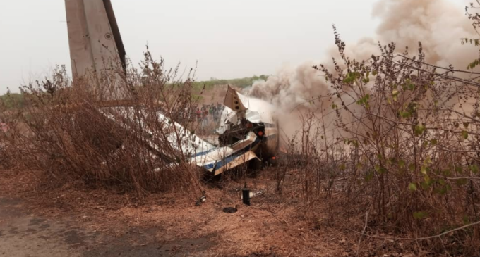 Seven dead as military aircraft crashes at Abuja airport