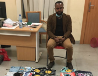 NDLEA nabs ‘trafficker’ with cocaine concealed in T-shirts at Lagos airport