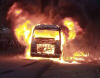 NPFL: Tragedy averted in Jos as Wikki Tourists bus goes up in flames