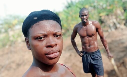 Nigerian couple trend for spending Valentine’s Day on their farm