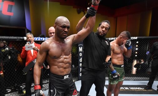 UFC 258: Nigeria’s Kamaru Usman knocks out Gilbert Burns to retain welterweight title