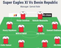 Onyekuru replaces Iwobi as Iheanacho leads Eagles’ attack against Benin