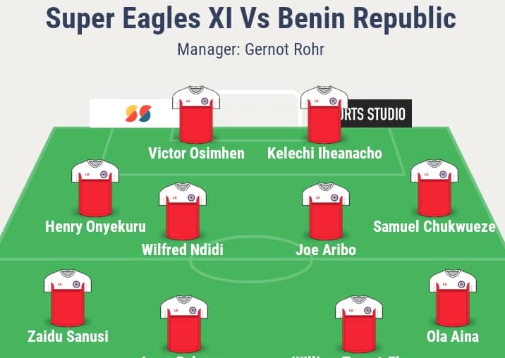 Osimhen, Iheanacho to lead Eagles' attack against Benin