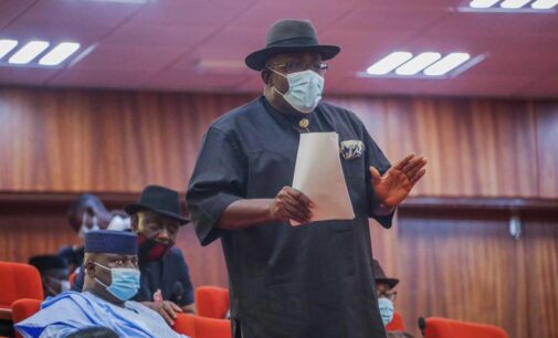 EXTRA: ‘I should enlighten you’ — Dickson tackles senator for saying Mubi bigger than Bayelsa