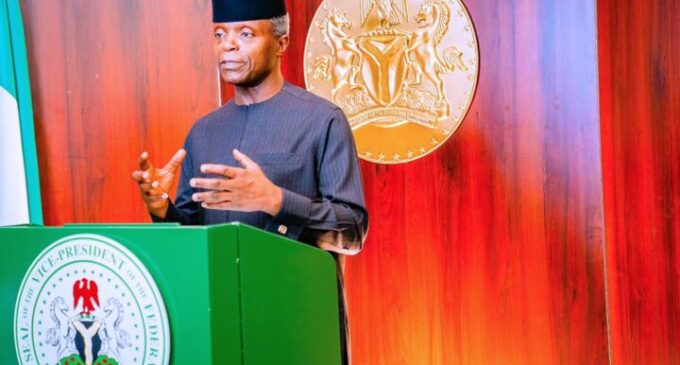 Multiple taxation causing high mortality rate of SMEs in Nigeria, says Osinbajo