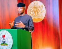 Osinbajo: FG prioritising investments in technology to transform food systems