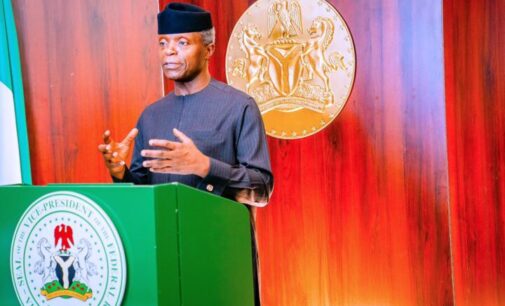 Osinbajo: FG prioritising investments in technology to transform food systems