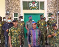 Naval chief visits Anambra, asks officers to redouble efforts on insecurity