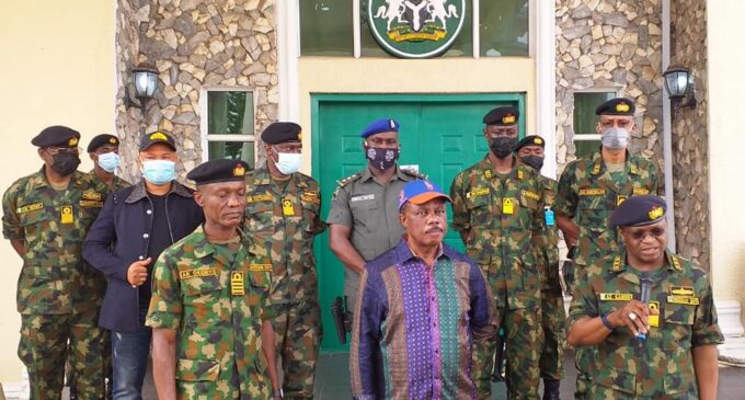 Naval chief visits Anambra, asks officers to redouble efforts on insecurity