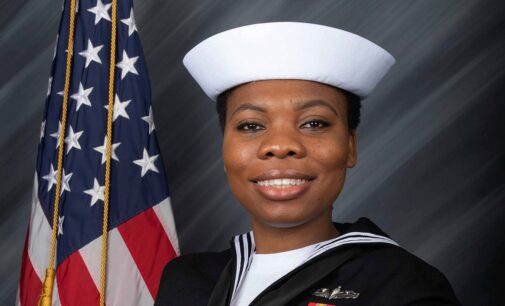 Beauty McGowan, Nigerian serving on US navy ship, receives ‘high-performing sailor’ award
