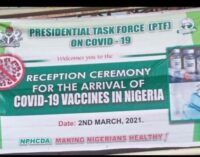 EXTRA: Nigeria holds reception ceremony for COVID-19 vaccine