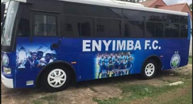 Players, staff injured as Enyimba youth team survive accident
