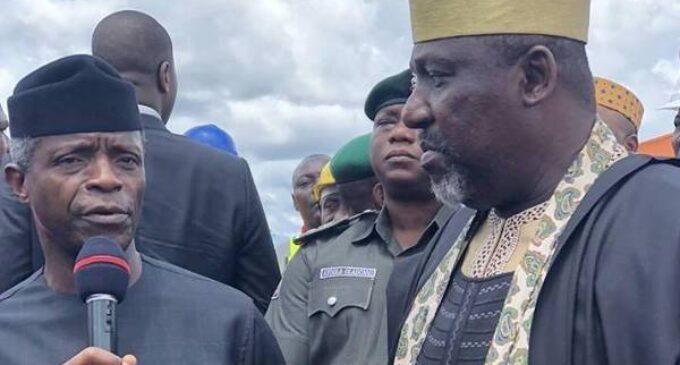 ‘It’s an unusual situation’ — Okorocha meets with Osinbajo over feud with Uzodimma