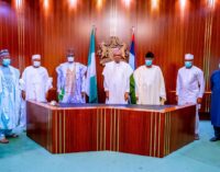 Buhari receives Bankole, Gbenga Daniel at Aso Rock — after defection to APC