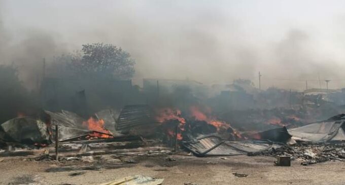 ‘Hundreds’ of shops destroyed as fire guts Katsina central market