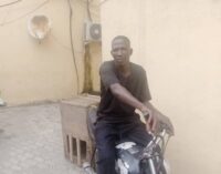 Man arrested while riding ‘police bike stolen during #EndSARS crisis’