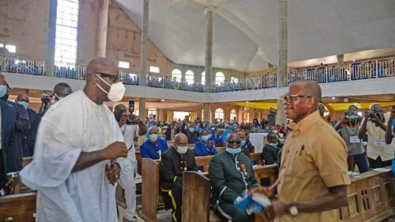 Godwin Obaseki meets Oshiomhole 