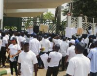 PHOTOS: Workers picket n’assembly over financial autonomy for state assemblies