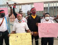 Shoprite staff protest, demand pay off ahead of Nigerian management takeover