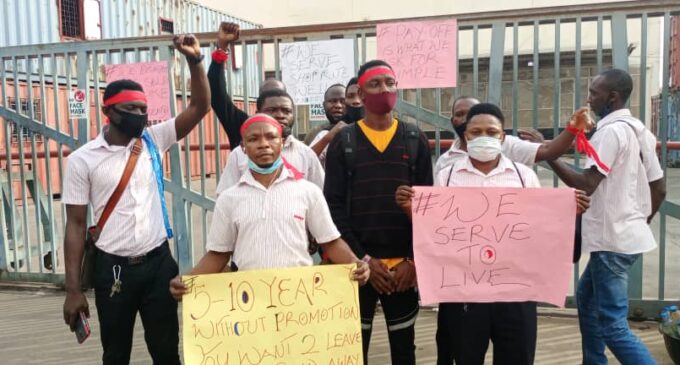 Shoprite staff protest, demand pay off ahead of Nigerian management takeover