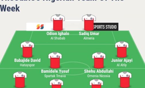 Uzoho, Ajayi, Ighalo… TheCable’s team of the week