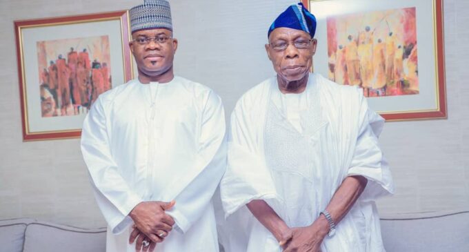 Yahaya Bello ‘2023 posters’ surface online after meeting with Obasanjo