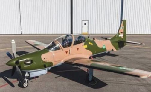 VIDEO: Air force’s preordered Super Tucano aircraft undergoes test flight operation