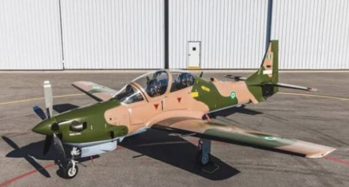 VIDEO: Air force’s preordered Super Tucano aircraft undergoes test flight operation
