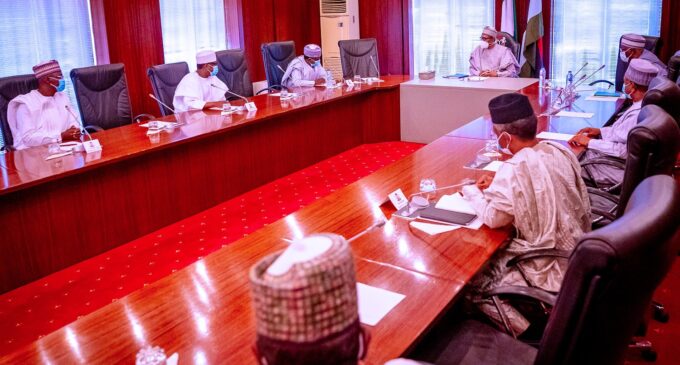 Northern governors ‘very committed’ to ending insecurity after meeting with Buhari
