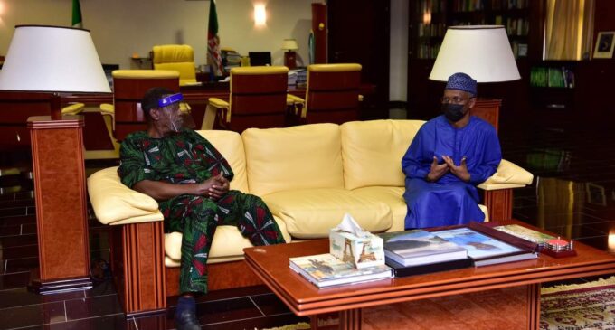 PHOTOS: Adeboye meets El-Rufai days after release of abducted RCCG members