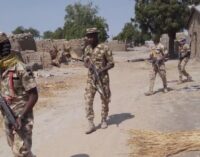 Troops kill three terrorists, destroy ‘illegal market’ in Borno