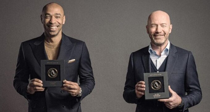 Henry, Shearer become first inductees into EPL Hall of Fame