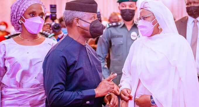 Osinbajo: No Nigerian first lady connected with the people like Aisha Buhari