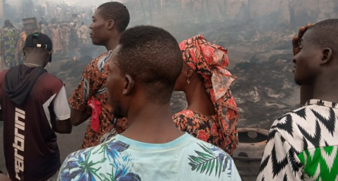 ‘My goods have turned to ashes’ — traders lament after Oyo market fire