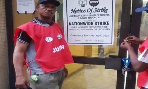 Lagos federal high court staff ejected as judiciary workers begin strike