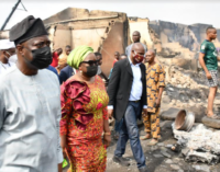 We’ll come to your aid, says Makinde during visit to burnt Oyo market