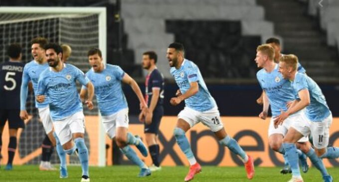 UCL: Man City come from behind to beat PSG in France