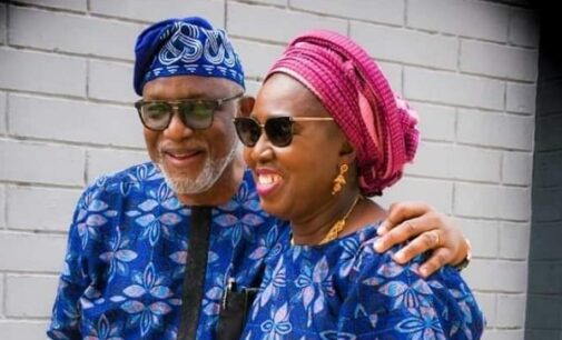 ‘My crossing the Niger worth it’ — Akeredolu’s wife marks 40 years of marriage