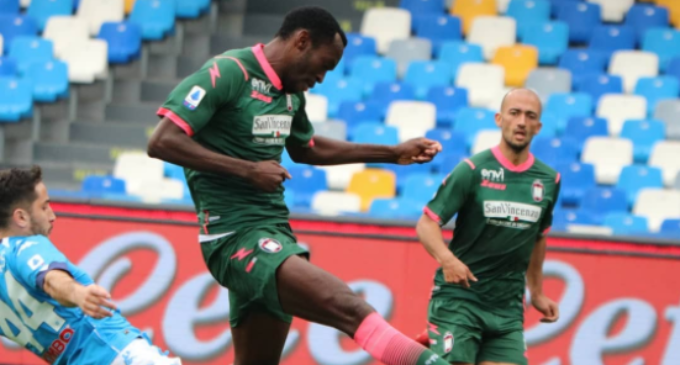 Simy Nwankwo equals Aiyegbeni’s decade-old goalscoring record