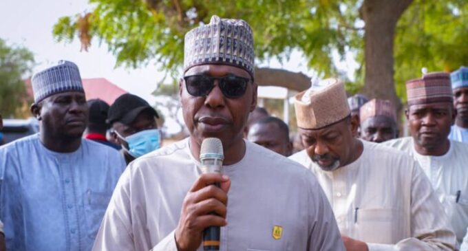 Zulum asks Borno residents to support Tinubu’s administration, says subsidy unsustainable