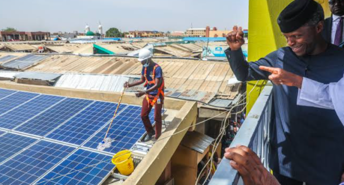 Osinbajo inaugurates solar power programme in Jigawa