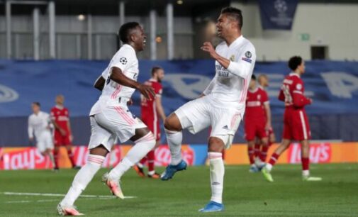 UCL results: Vinicius brace helps Real Madrid overpower Liverpool