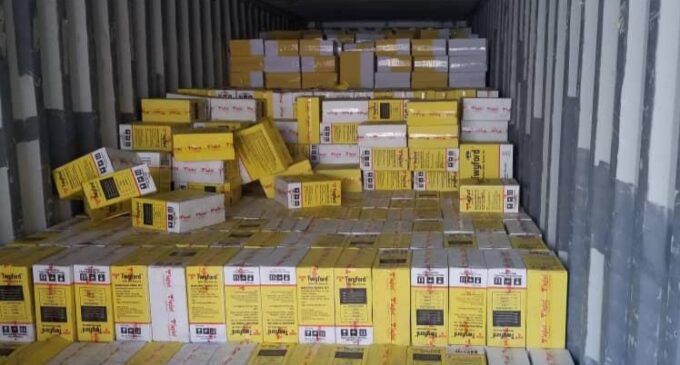 NDLEA intercepts 2.4m tramadol pills from Pakistan at Lagos airport