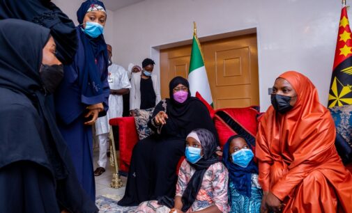 PHOTOS: Aisha Buhari visits Attahiru’s family, says officers’ death a ‘monumental loss’