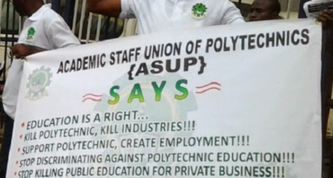 ASUP joins ASUU, declares two-week strike