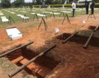 PHOTOS: Where late army chief and 10 officers will be buried