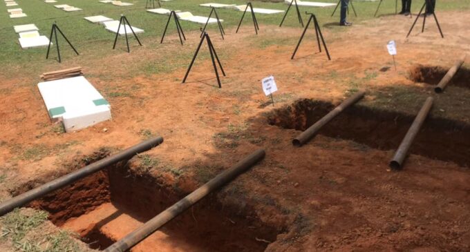PHOTOS: Where late army chief and 10 officers will be buried