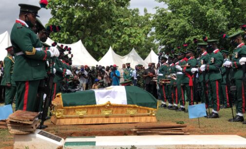 PHOTOS: Attahiru, 10 officers laid to rest in Abuja
